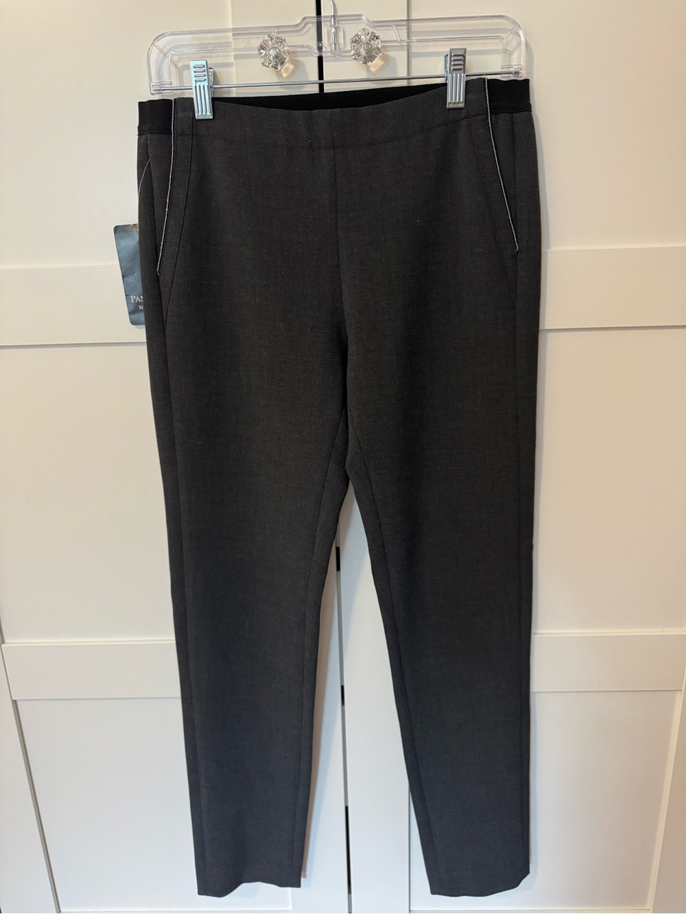 Women's Black Slim Pull-On Work Pants